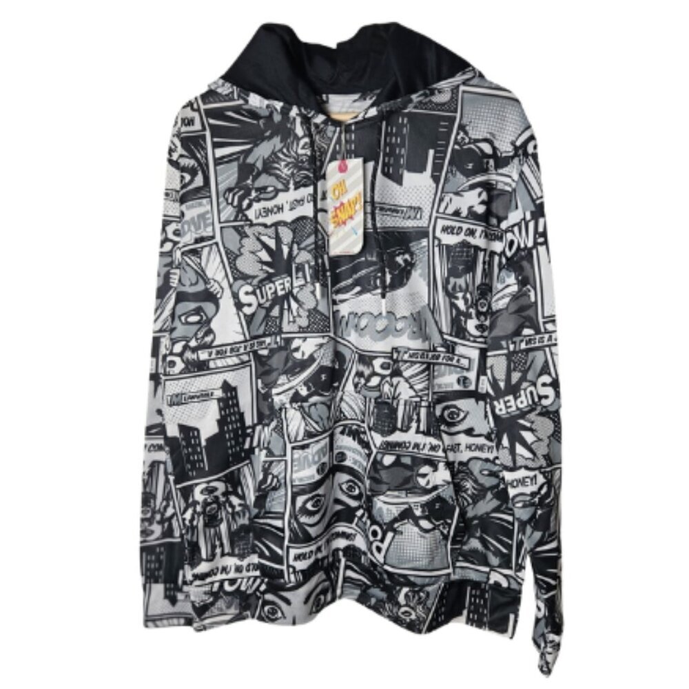 Drill Clothing Co. Oh Snap! Comic Pop Art Hoodie Pullover Size M & L